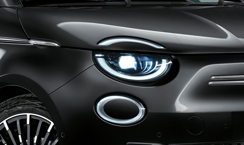 Fiat 500e far tasarım